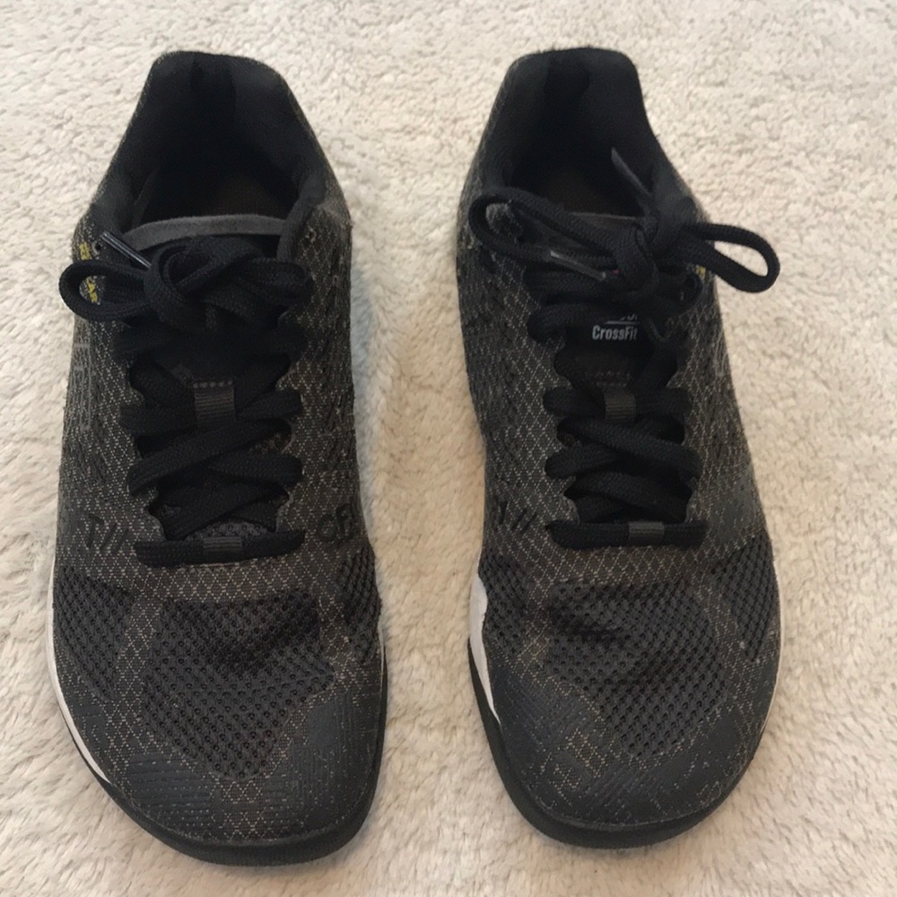 Reebok CrossFit sneakers.